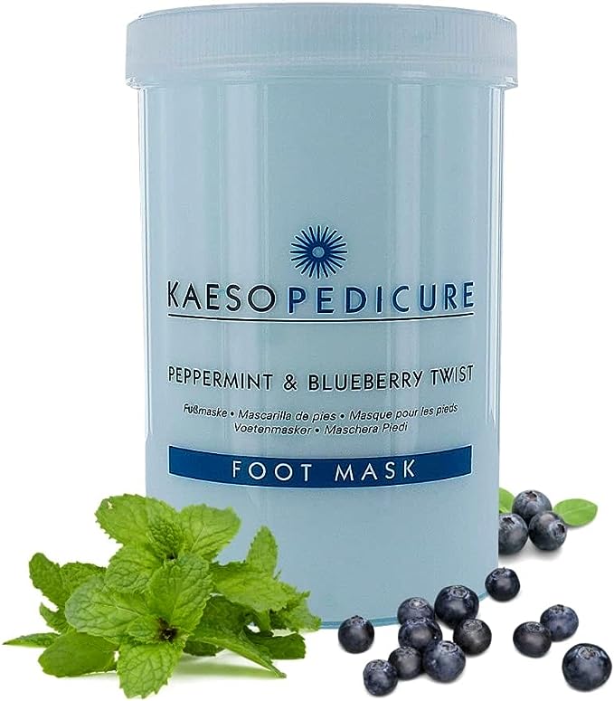 Mascarilla de pies KAESO de menta y arándanos